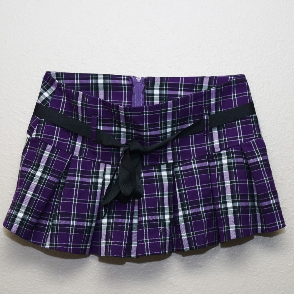 ⭐️MINISKIRT⭐️Purple Cute schoolgirl Pyramide
